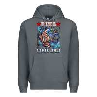 Rock Reel Cool Dad Bass Premium Hoodie - LillyAllenDesigns