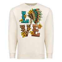 Sandshell love indian headdress Premium Sweatshirt - HRA Design Shop