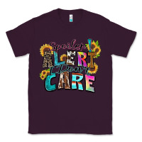 Plum spoiler alert i don't care Classic Tee - Zillion Design Studio