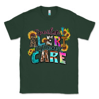 Sports Green spoiler alert i don't care Classic Tee - Zillion Design Studio