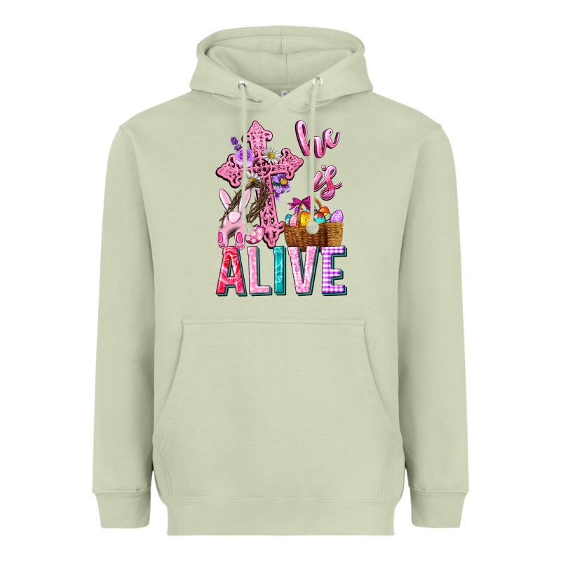 He Is Alive Easter Heavyweight Hoodie by Neo Western | Teevron