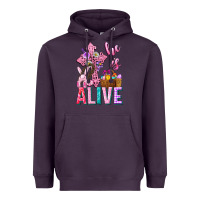 Plum he is alive easter Heavyweight Hoodie - Neo Western