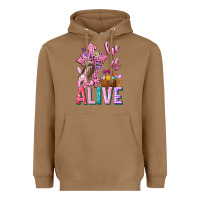 Toasted Coconut he is alive easter Heavyweight Hoodie - Neo Western