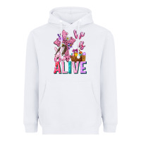 White he is alive easter Heavyweight Hoodie - Neo Western