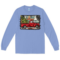 Colony Blue christmas truck Long Sleeve Tee - BarkalooDesign