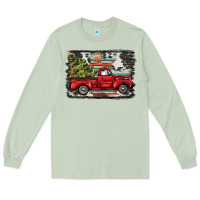 Matcha christmas truck Long Sleeve Tee - BarkalooDesign