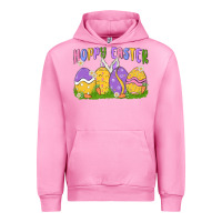 Fuchsia Pink hoppy easter Urban Hoodie - MaliasSmallBusiness