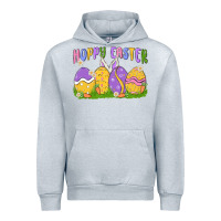 Heather Grey hoppy easter Urban Hoodie - MaliasSmallBusiness