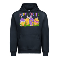 Navy hoppy easter Urban Hoodie - MaliasSmallBusiness