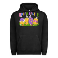 Pigment Black hoppy easter Urban Hoodie - MaliasSmallBusiness