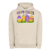 Pigment French Oak hoppy easter Urban Hoodie - MaliasSmallBusiness