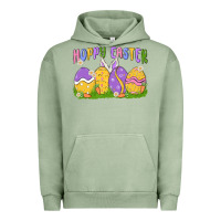 Pigment Oil Green hoppy easter Urban Hoodie - MaliasSmallBusiness