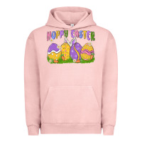 Pigment Salmon hoppy easter Urban Hoodie - MaliasSmallBusiness