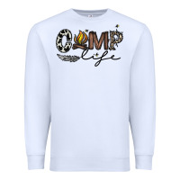 White camp life Premium Sweatshirt - CowhideDigitalArt