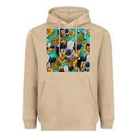 Mushroom holstein cow seamless pattern Heavyweight Hoodie - HRA Design Shop