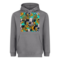 Storm holstein cow seamless pattern Heavyweight Hoodie - HRA Design Shop
