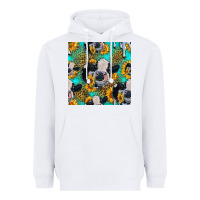 White holstein cow seamless pattern Heavyweight Hoodie - HRA Design Shop
