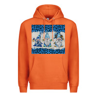 Carrot snowy christmas gnomes Premium Hoodie - BarkalooDesign