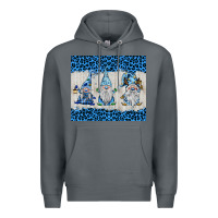 Rock snowy christmas gnomes Premium Hoodie - BarkalooDesign