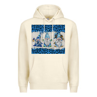 Sandshell snowy christmas gnomes Premium Hoodie - BarkalooDesign