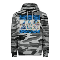 Slate Camo snowy christmas gnomes Premium Hoodie - BarkalooDesign