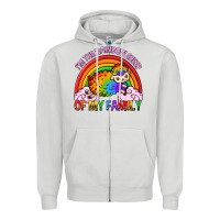 Dove Grey i m the rainbow sheep of my family pride lgbtq Zipper Hoodie - texasbilliewilder