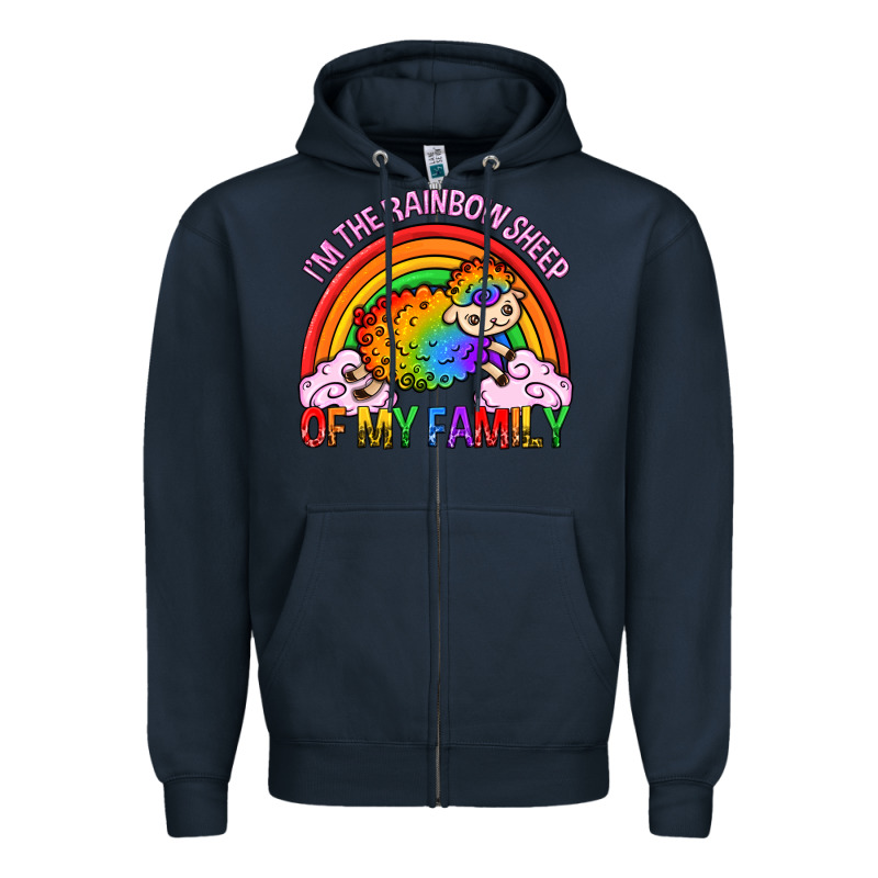 I M The Rainbow Sheep Of My Family Pride Lgbtq Zipper Hoodie by texasbilliewilder | Teevron