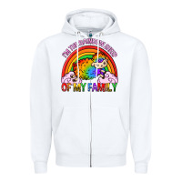 White i m the rainbow sheep of my family pride lgbtq Zipper Hoodie - texasbilliewilder