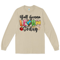 Mushroom yall gonna learn today Long Sleeve Tee - MaliasSmallBusiness
