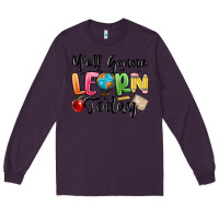 Plum yall gonna learn today Long Sleeve Tee - MaliasSmallBusiness