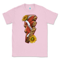 Bubblegum Pink sport football  lightning bolt Classic Tee - texasbilliewilder