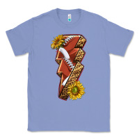 Colony Blue sport football  lightning bolt Classic Tee - texasbilliewilder