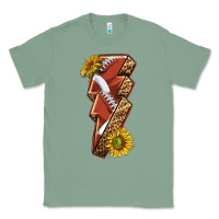 Sage sport football  lightning bolt Classic Tee - texasbilliewilder