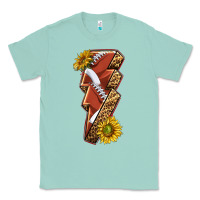 Seafoam sport football  lightning bolt Classic Tee - texasbilliewilder