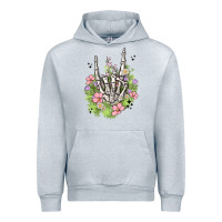 Skeleton Flowers Urban Hoodie | Teevron