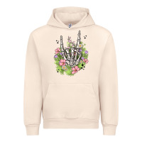 Sandshell skeleton flowers Urban Hoodie - MaliasSmallBusiness