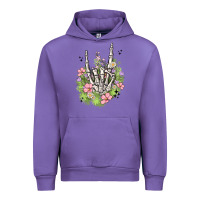 Tulip skeleton flowers Urban Hoodie - MaliasSmallBusiness