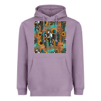 Lavender faith cross seamless pattern Heavyweight Hoodie - HRA Design Shop