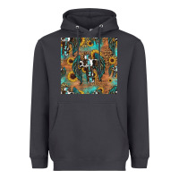 Smoke faith cross seamless pattern Heavyweight Hoodie - HRA Design Shop