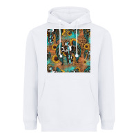 White faith cross seamless pattern Heavyweight Hoodie - HRA Design Shop