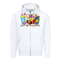White last day of school coffee cups Zipper Hoodie - Zillion Design Studio