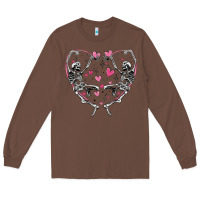 Chestnut valentines day skeleton Long Sleeve Tee - MaliasSmallBusiness