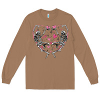 Toasted Coconut valentines day skeleton Long Sleeve Tee - MaliasSmallBusiness