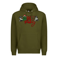 Army Green Santa baby Premium Hoodie - BarkalooDesign