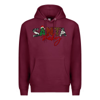 Burgundy Santa baby Premium Hoodie - BarkalooDesign