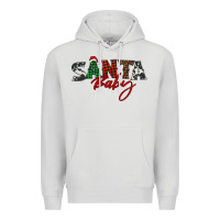 Dove Grey Santa baby Premium Hoodie - BarkalooDesign