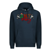 Navy Santa baby Premium Hoodie - BarkalooDesign