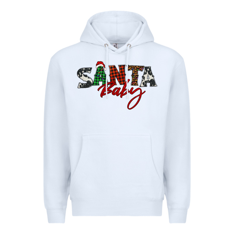 Santa Baby Premium Hoodie by BarkalooDesign | Teevron