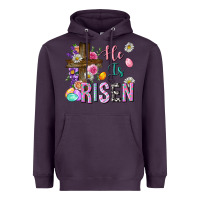 Plum he is risen easter Heavyweight Hoodie - Neo Western