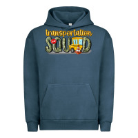 Pigment Midnight Navy transportation squad Urban Hoodie - MaliasSmallBusiness